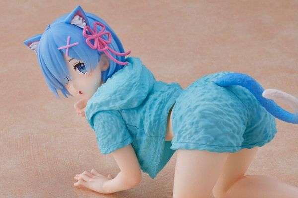 Rem - Re:Zero - Desktop Cute - Cat Room Wear ver. | Taito Figure