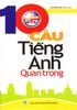 10 câu tiếng Anh quan trọng