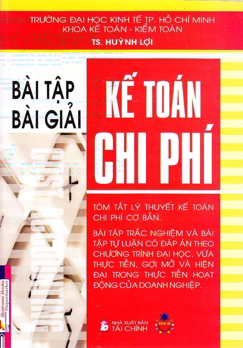 Bài Tập Bài Giải Kế Toán Chi Phí