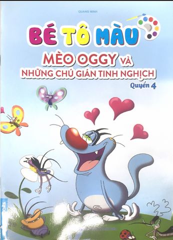 Bé tô màu mèo oggy và những chú gián