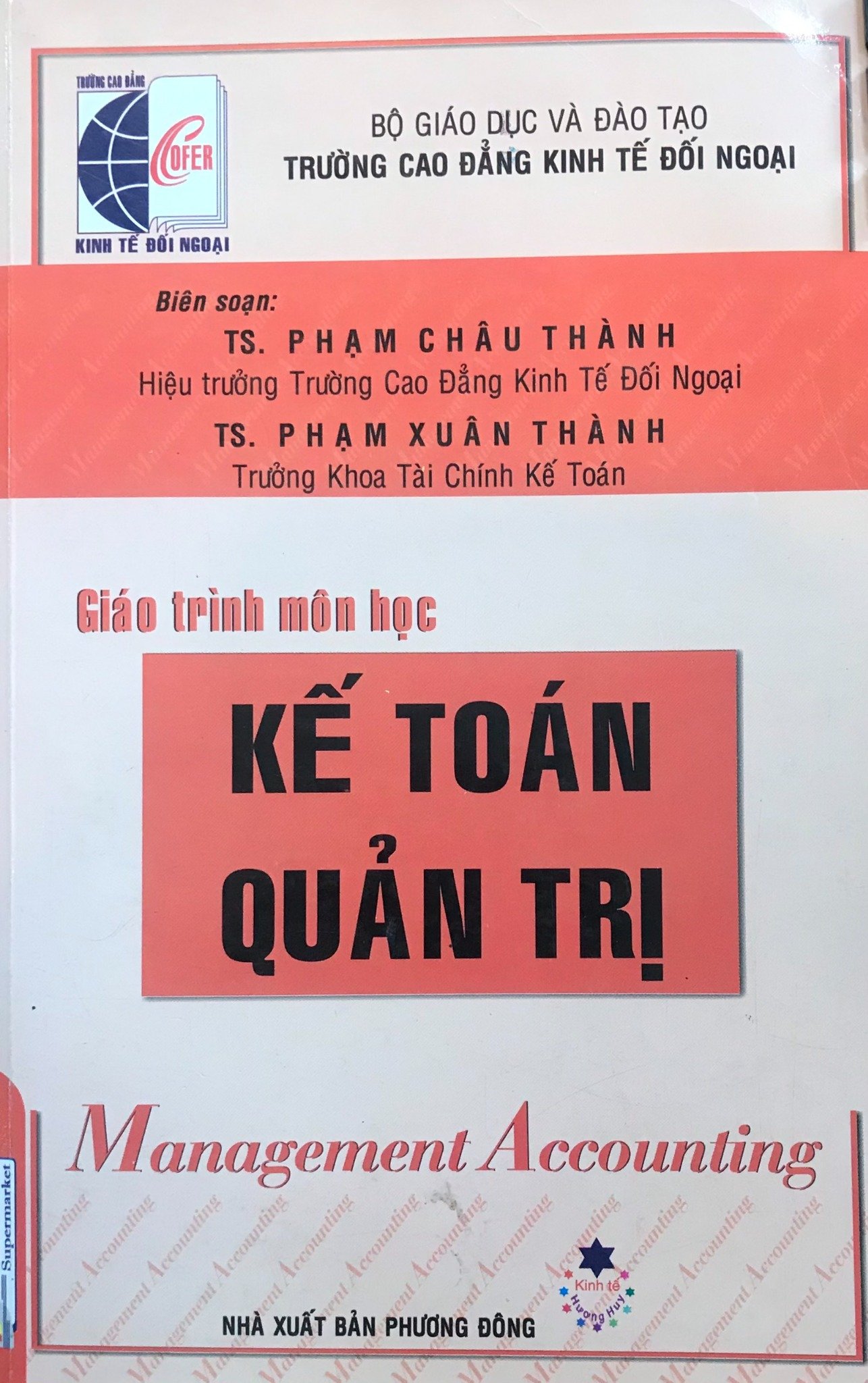 Giáo Trình Môn Học Kế Toán Quản Trị