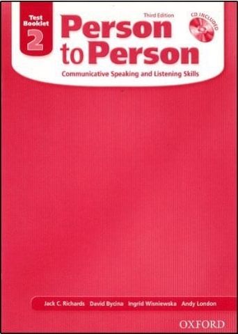 Person to person Test booklet 2