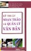 Kỹ thuật soạn thảo và quản lý văn bản