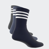  Tất Adidas Bộ 3 Đôi Tất Cổ Cao Lót Đệm 3 Sọc 