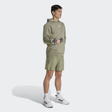 Quần Short Adidas Tập Luyện 3 Sọc Train Icons - Silver Pebble 