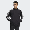  Áo Khoác Adidas Khóa Kéo 3 Sọc - Màu Đen 