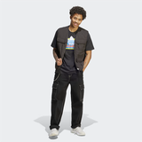  Áo Thun Adidas Graphic Metaverse - Đen 