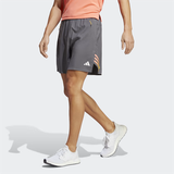  Quần Short Adidas Tập Luyện 3 Sọc Train Icons - Xám 