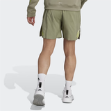  Quần Short Adidas Tập Luyện 3 Sọc Train Icons - Silver Pebble 