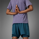  Quần Short Adidas 2 Trong 1 Tập Yoga Cao Cấp - Ngọc lam 