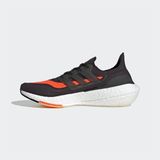  Giày UltraBoost 21 - Carbon / Core Black / Solar Red 