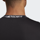  Áo Thun Adidas Techfit Allover Print Training - Black 