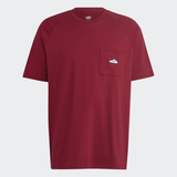 Áo Thun Adidas Embroidered Tee - Burgundy 