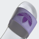  Dép Adidas Adilette Lite - Cloud White / Shock Purple 