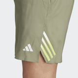  Quần Short Adidas Tập Luyện 3 Sọc Train Icons - Silver Pebble 