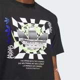  Áo Thun Adidas TREFOIL GFX - Đen 