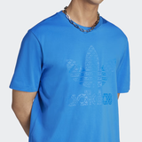  Áo Thun Adidas Monogram Graphic - Màu Xanh Da Trời 