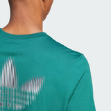  Áo Thun Adidas Graphic Blur Trefoil - Màu Xanh Lá 