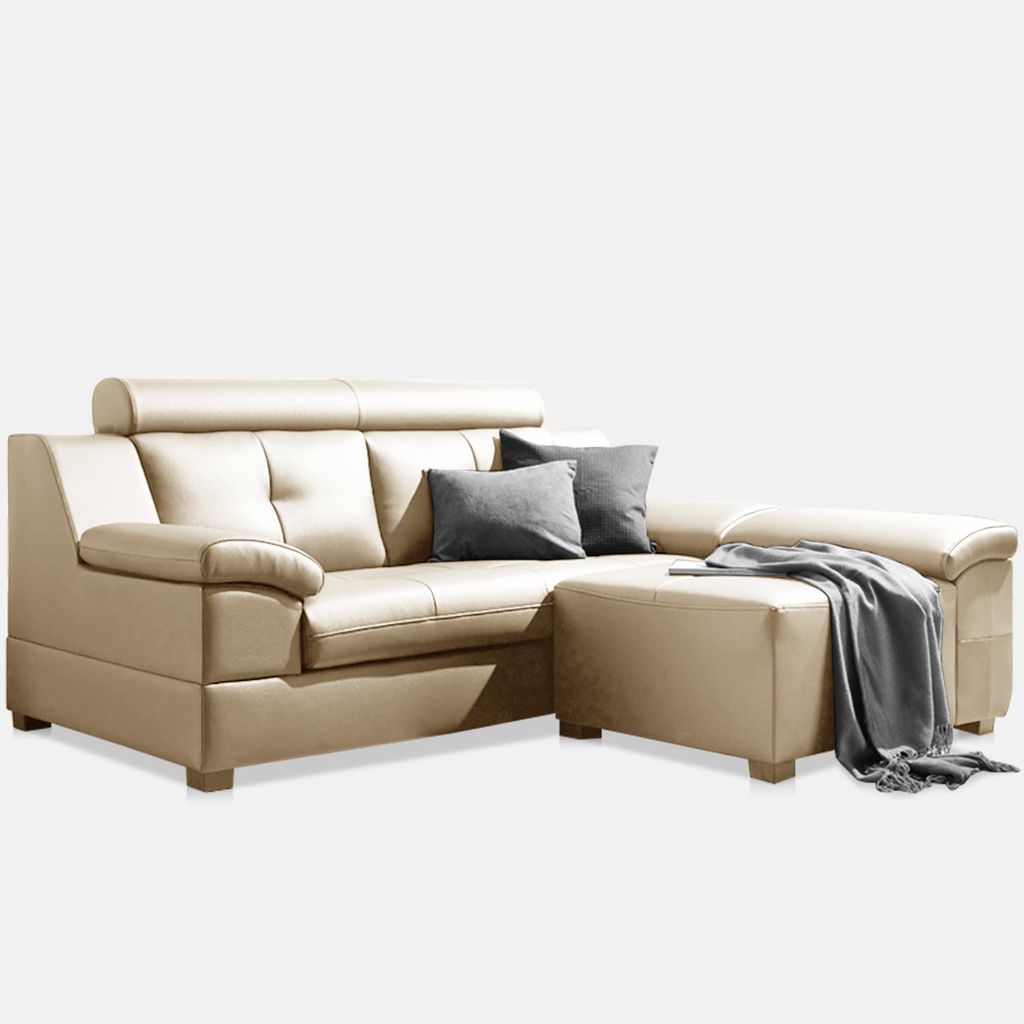 SF301A - GHẾ SOFA DA 3 CHỖ NGỒI