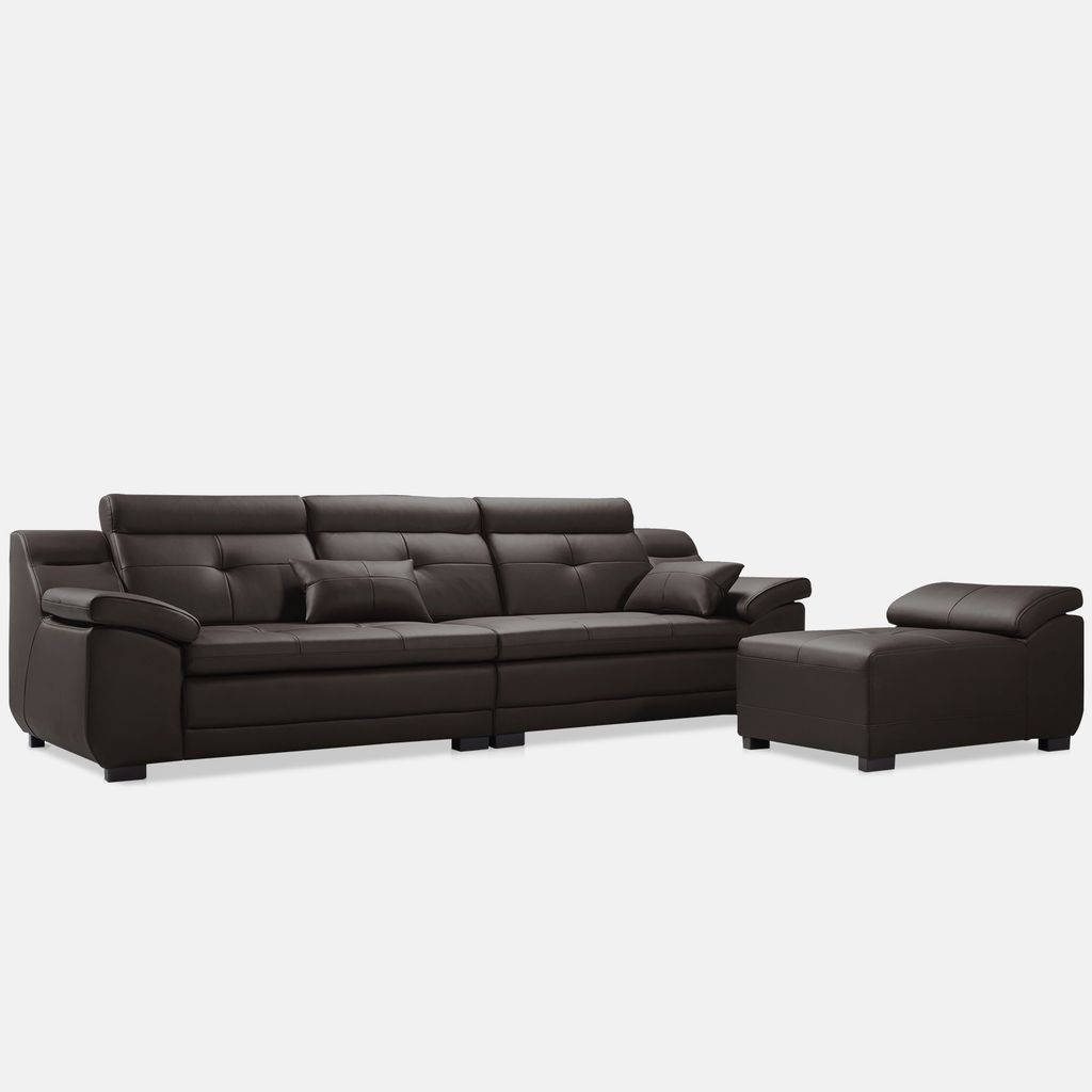 SF302 - GHẾ SOFA DA THẬT 4 CHỖ