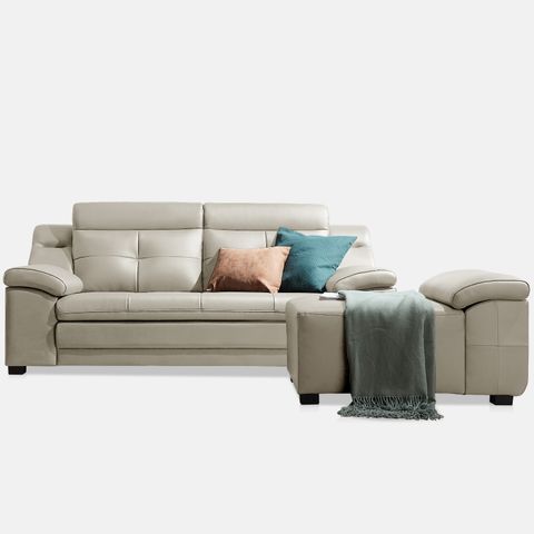  SF302A - GHẾ SOFA DA 3 CHỖ NGỒI 