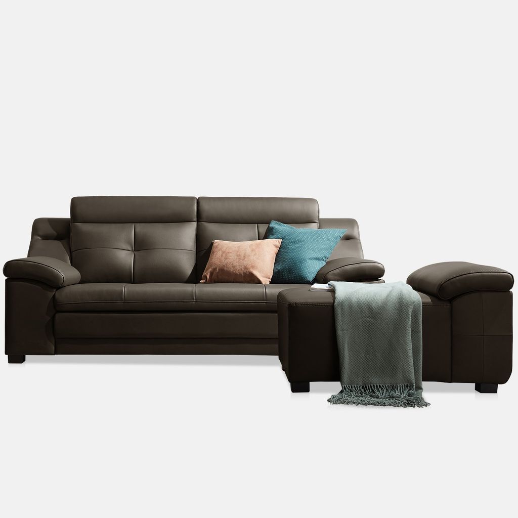 SF302A - GHẾ SOFA DA 3 CHỖ NGỒI