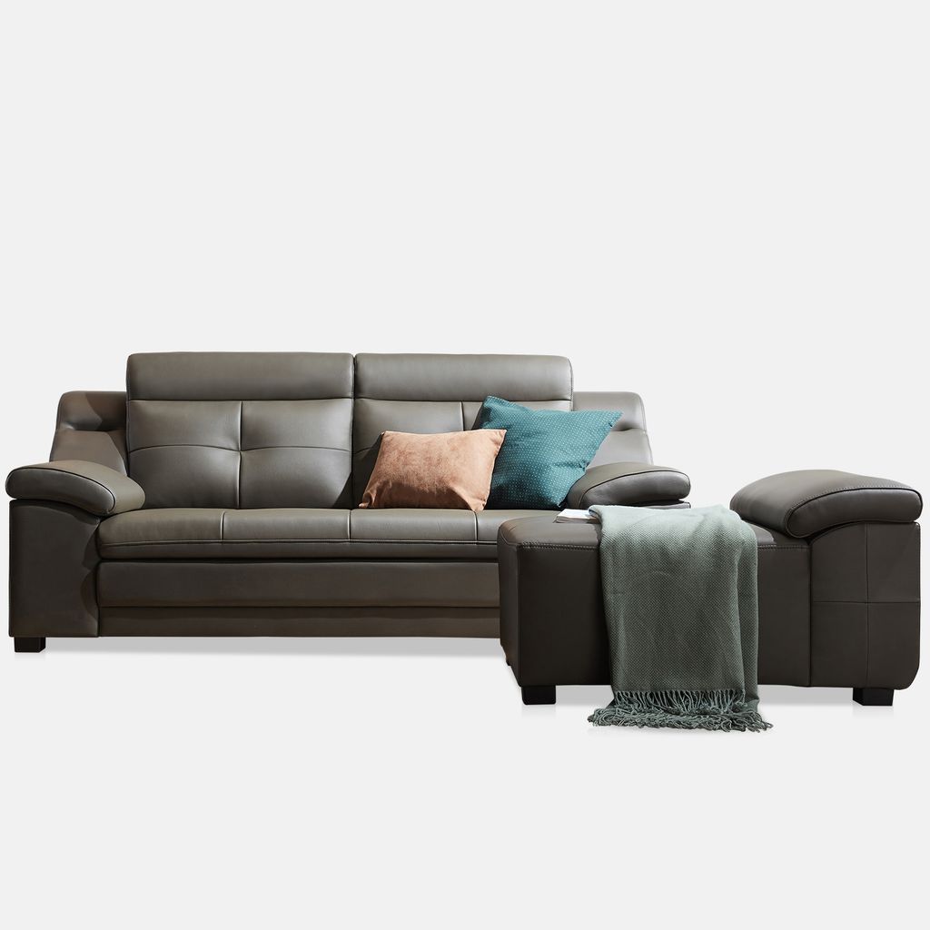 SF302A - GHẾ SOFA DA 3 CHỖ NGỒI