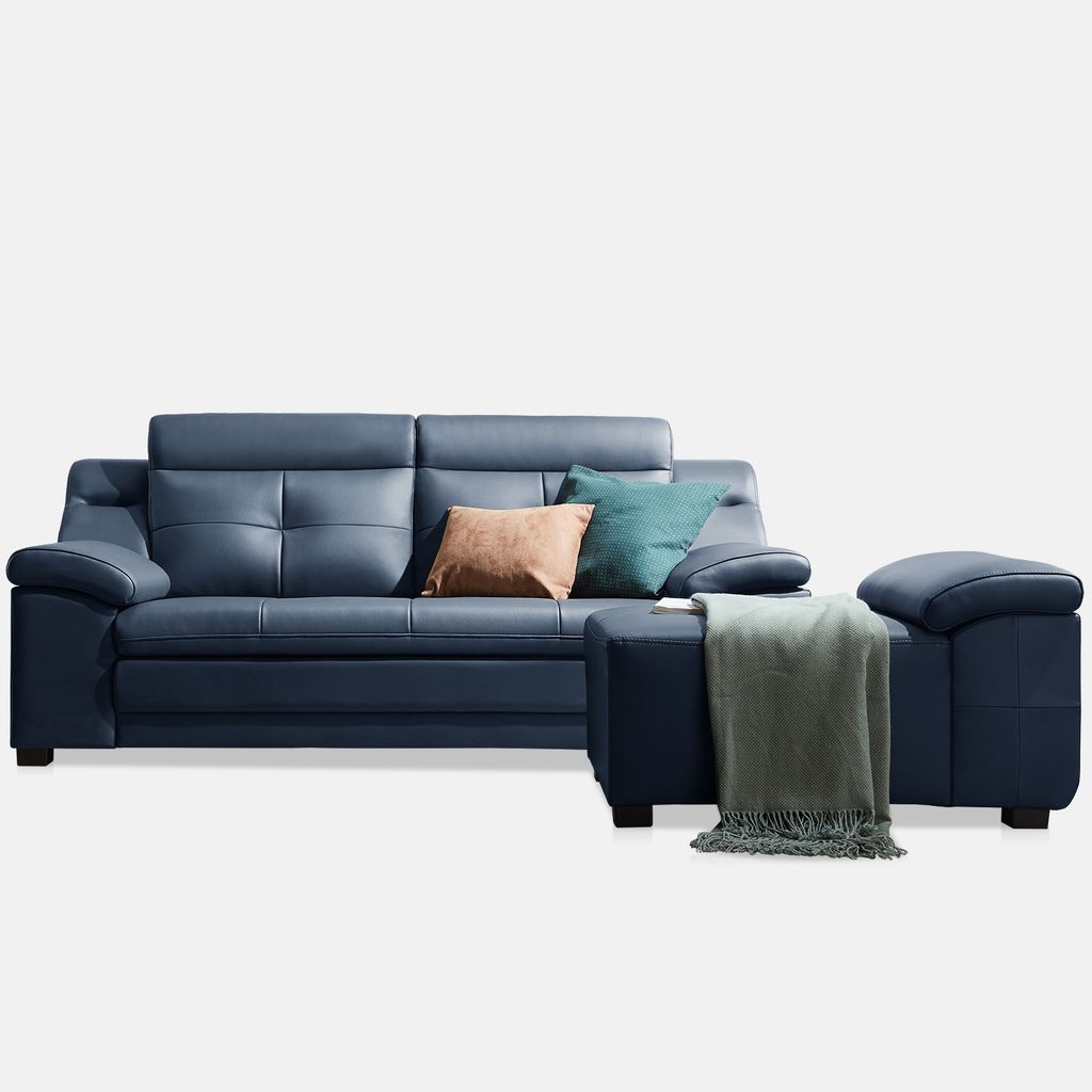 SF302A - GHẾ SOFA DA 3 CHỖ NGỒI