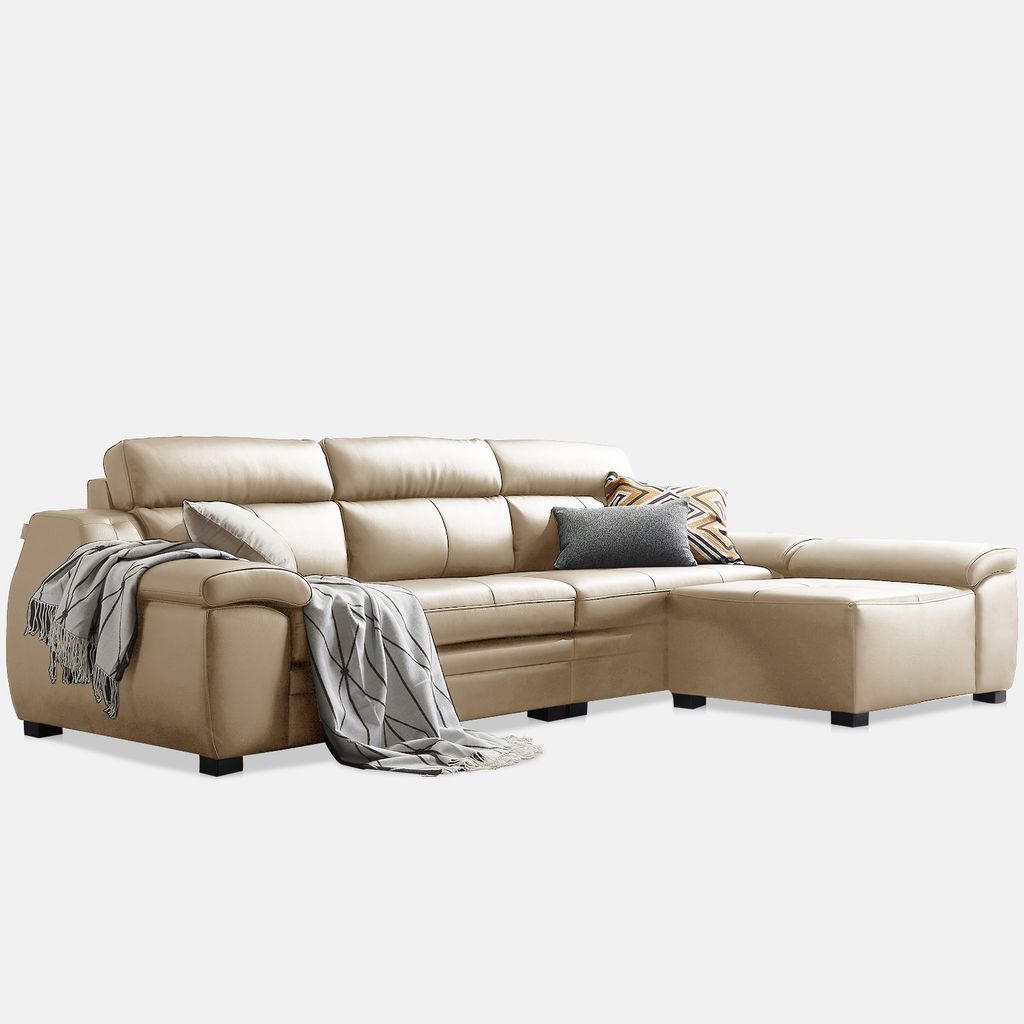 SF305 - GHẾ SOFA DA 4 CHỖ NGỒI