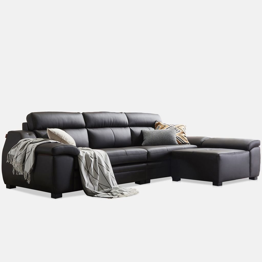 SF305 - GHẾ SOFA DA 4 CHỖ NGỒI