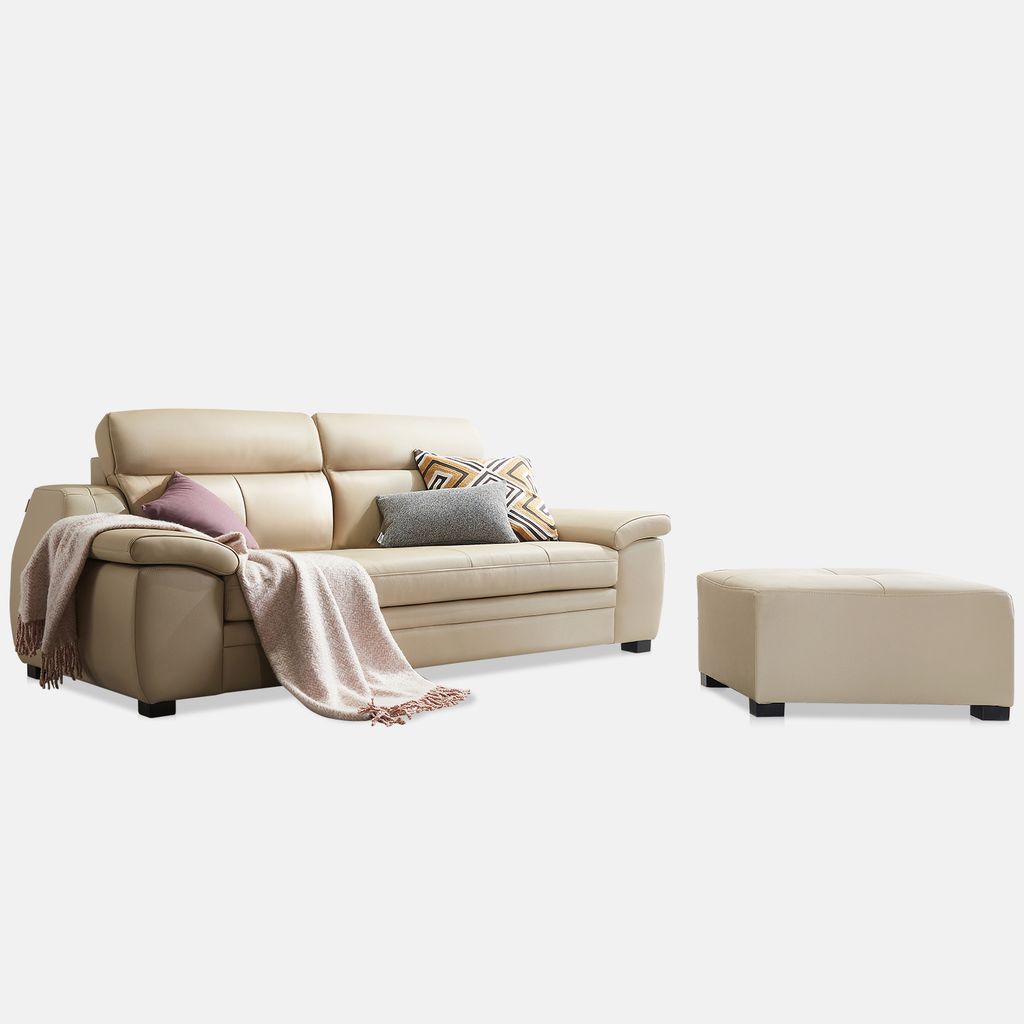 SF305A - GHẾ SOFA DA 3 CHỖ NGỒI