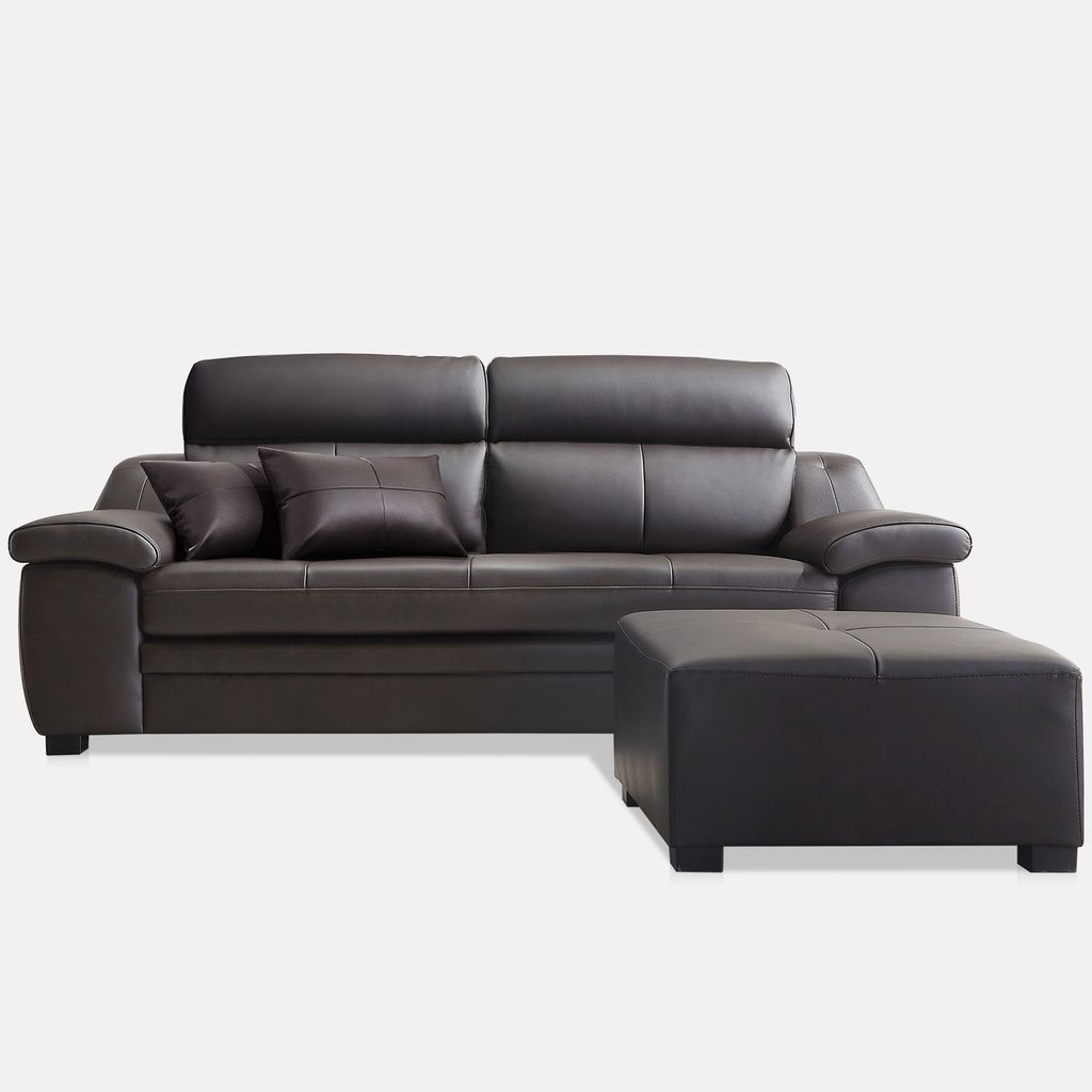 SF305A - GHẾ SOFA DA 3 CHỖ NGỒI