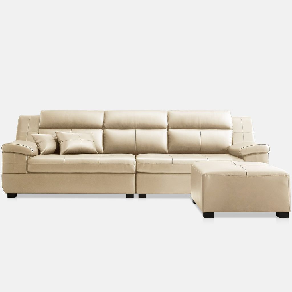 SF309 - GHẾ SOFA DA 4 CHỖ NGỒI