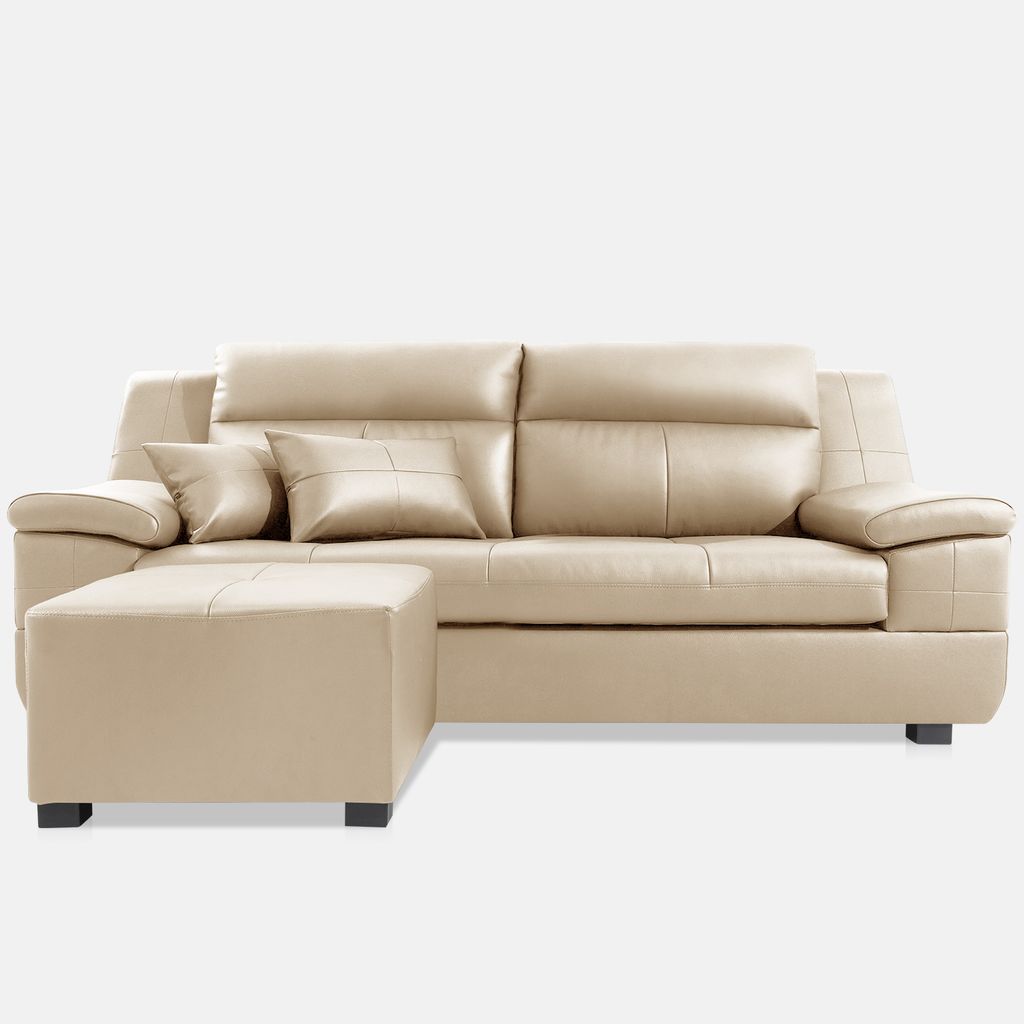 SF309A - GHẾ SOFA DA THẬT 3 CHỖ NGỒI