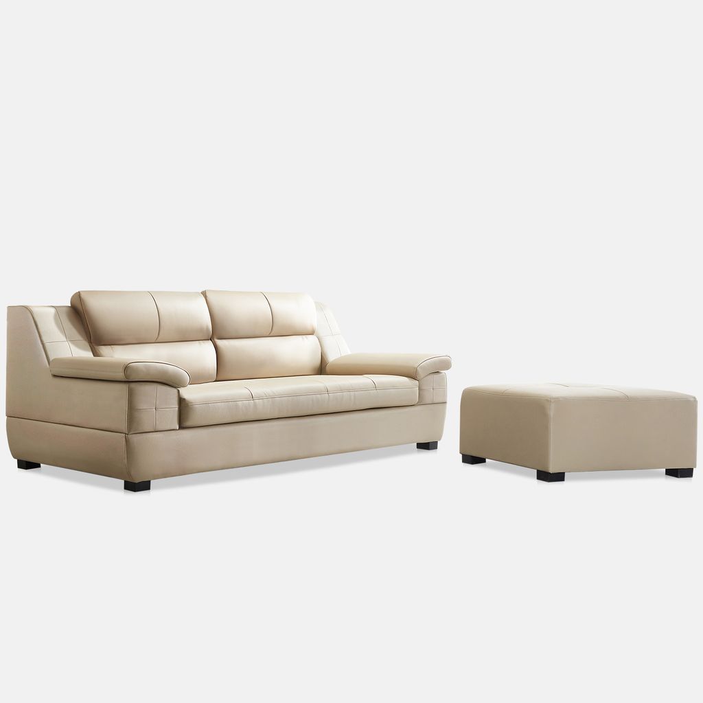 SF309A - GHẾ SOFA DA THẬT 3 CHỖ NGỒI