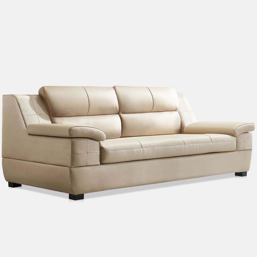 SF309A - GHẾ SOFA DA THẬT 3 CHỖ NGỒI