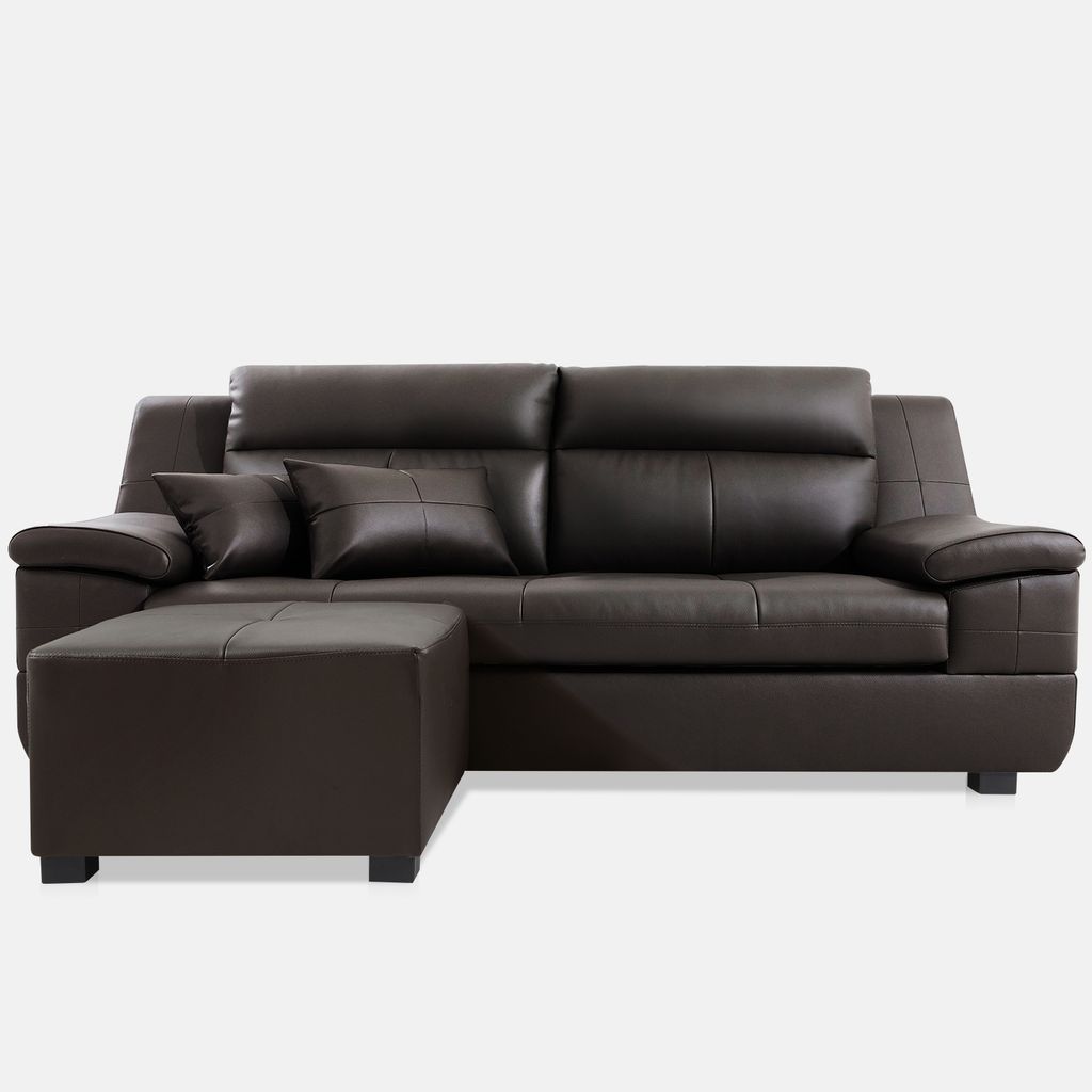 SF309A - GHẾ SOFA DA THẬT 3 CHỖ NGỒI