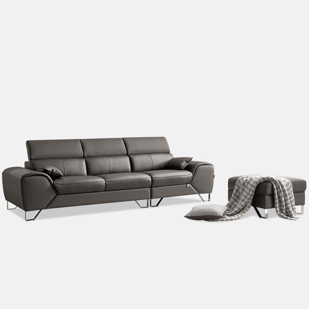 SF334 - GHẾ SOFA DA 4 CHỖ NGỒI