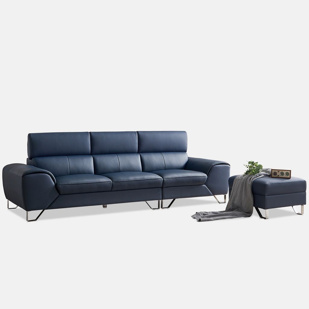 SF334 - GHẾ SOFA DA 4 CHỖ NGỒI