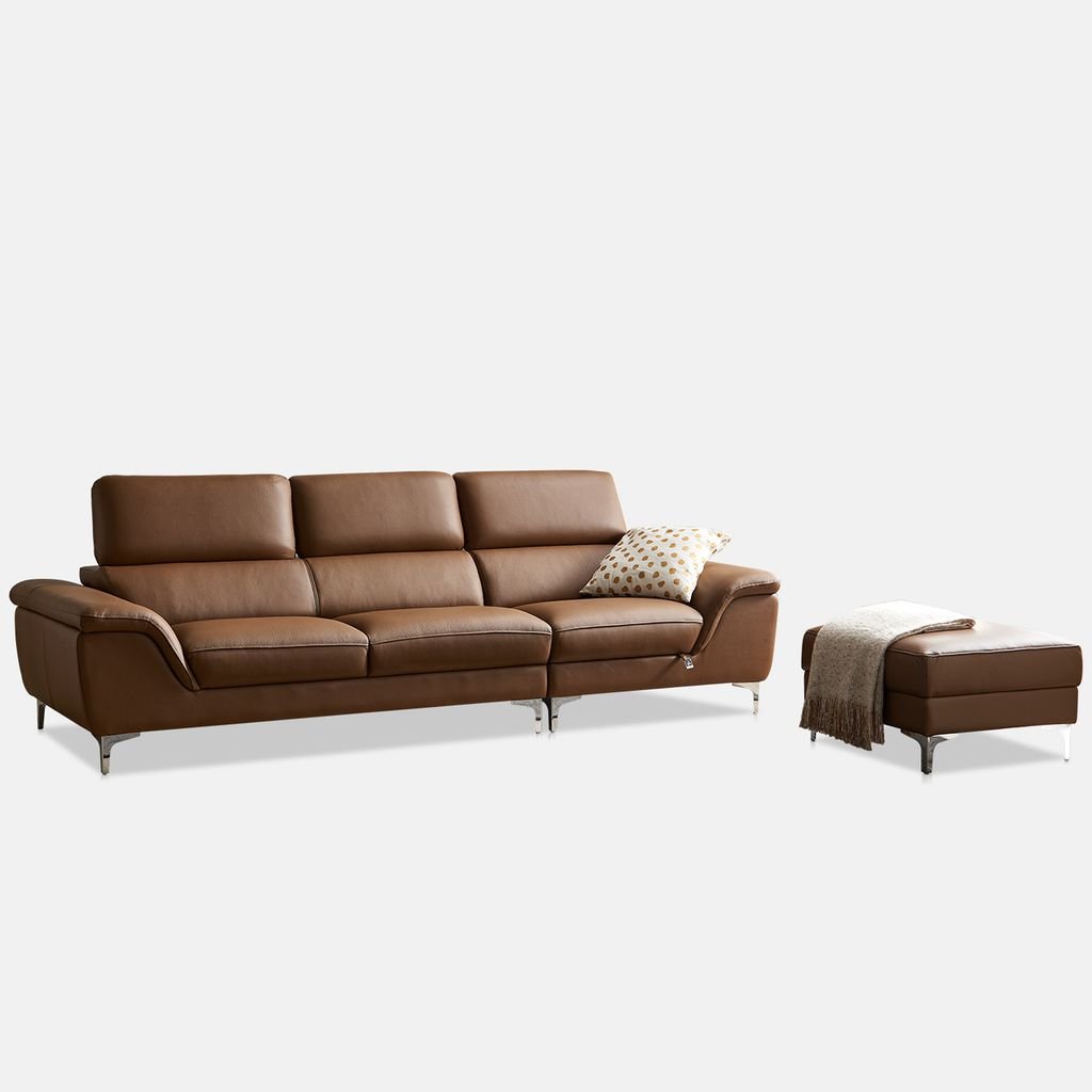 SF335 - GHẾ SOFA DA 4 CHỖ NGỒI