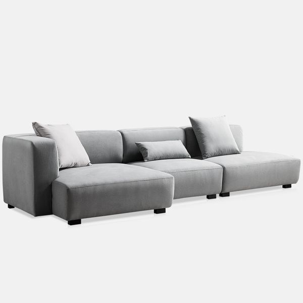  SF338 - SOFA VẢI MODULE GÓC 4 CHỖ 