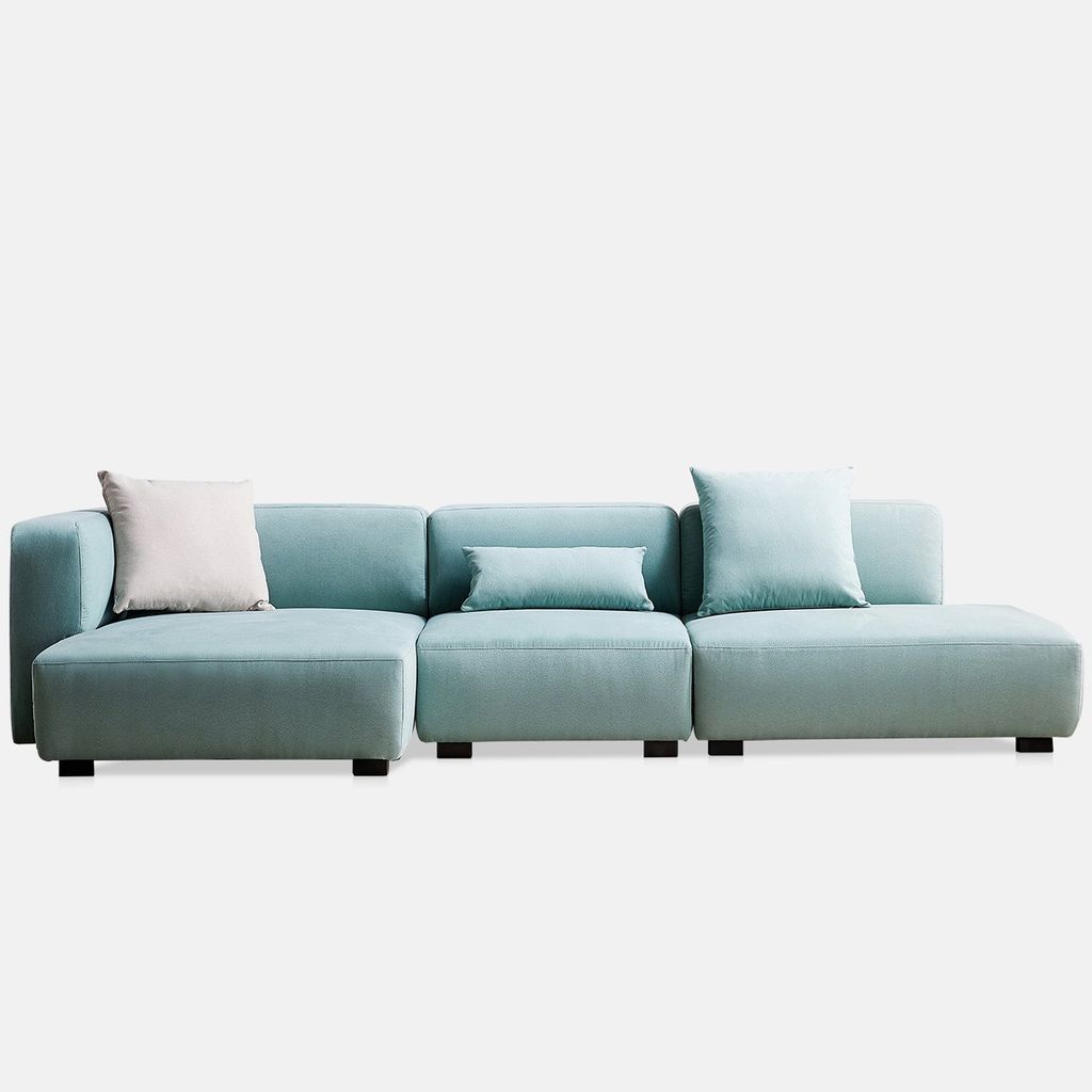 SF338 - SOFA VẢI MODULE GÓC 4 CHỖ