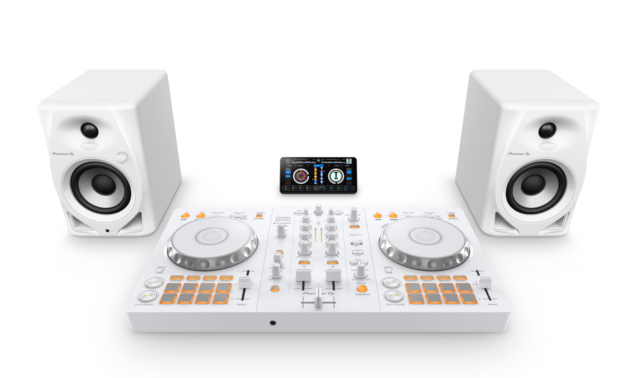 DJ機材 Pioneer DJ ddj-flx4-w DDJ-FLX4 - マルチアプリ対応2ch DJコントローラー (Black)