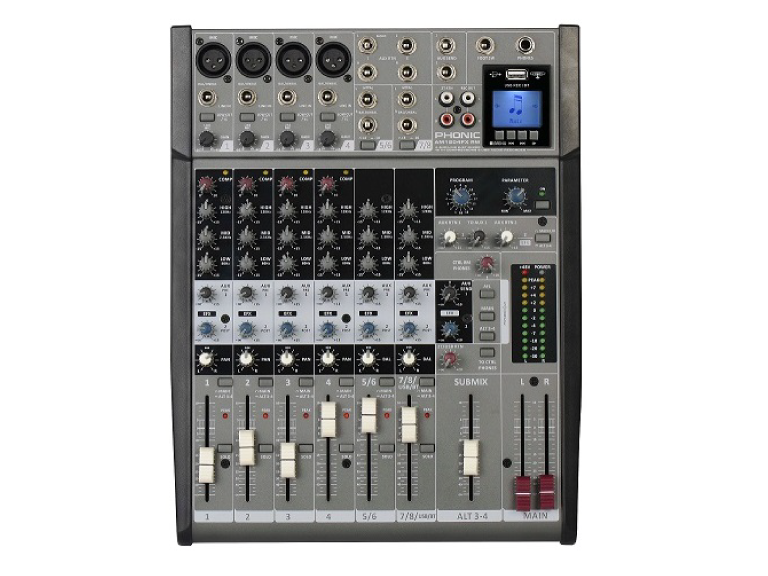  MIXER ANALOG PHONIC AM1204FX RW 