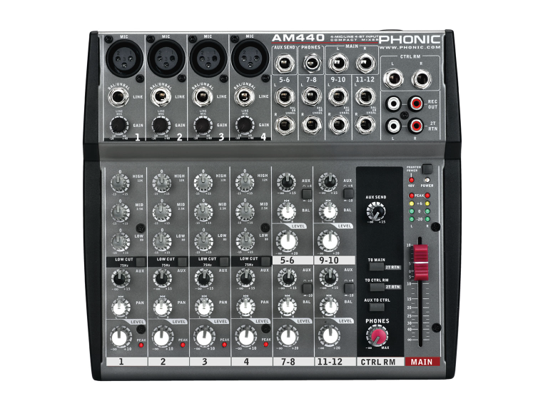  MIXER ANALOG PHONIC AM440 