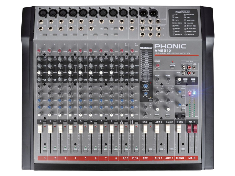  MIXER ANALOG PHONIC AM821X 