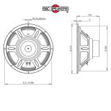  LOA RỜI 3 TẤC B&C SPEAKERS 12CL76 