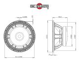 LOA RỜI 3 TẤC B&C SPEAKERS 12FW76