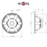  Loa sub rời B&C Speakers 5 tấc 18PS100 