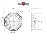 LOA RỜI 2 TẤC B&C SPEAKERS 8FG51